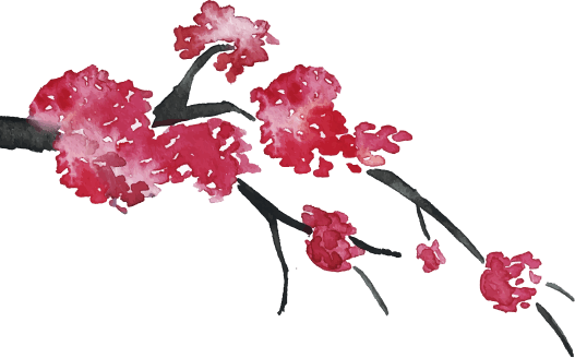 Sakura branch left